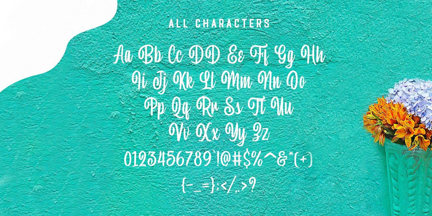 Пример шрифта Foretelling Script Stamp